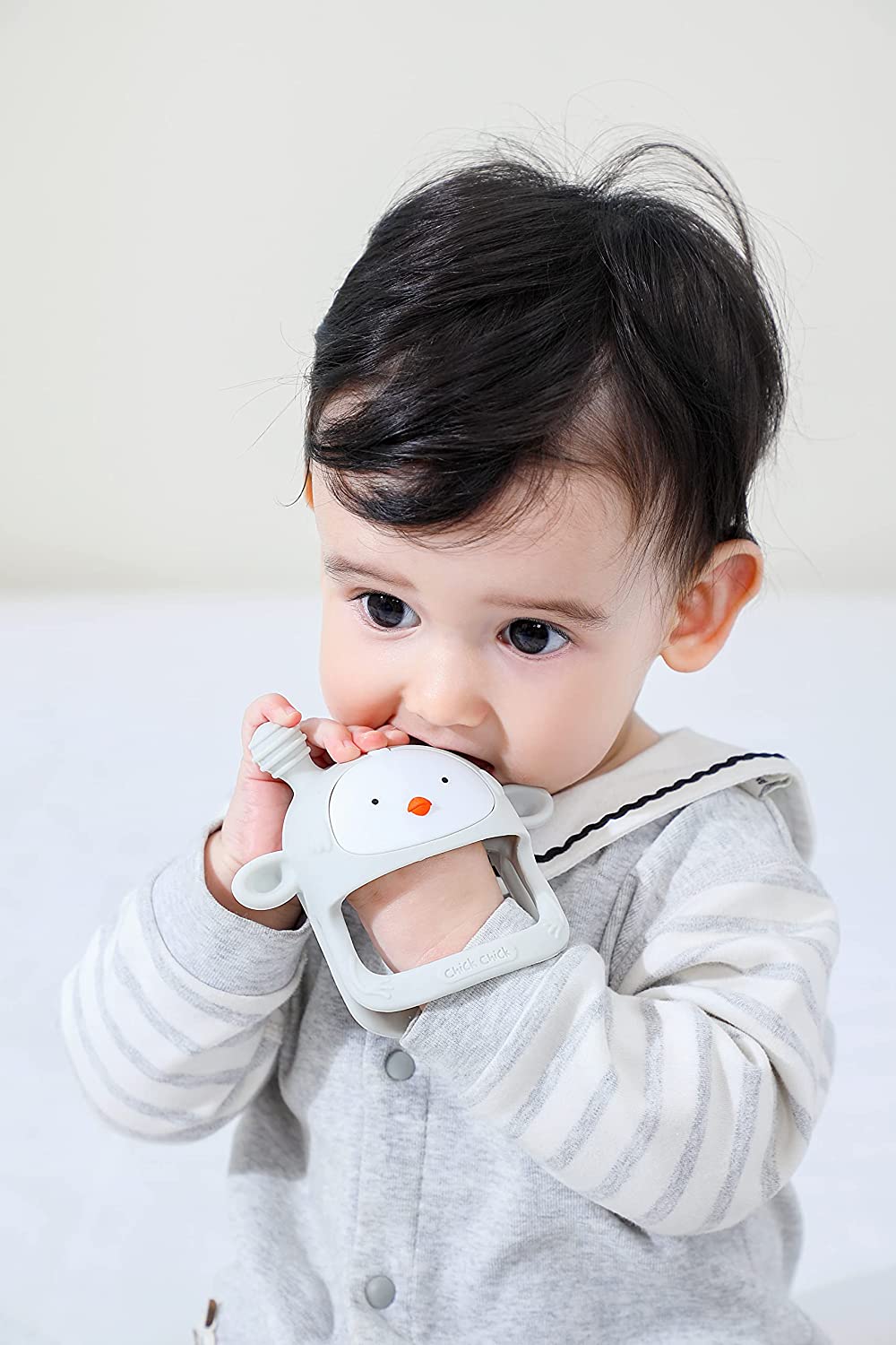 COZYPANDA 2 Pack Silicone Baby Teething Toy Never Drop Infants Toys Ba –  Cozypanda